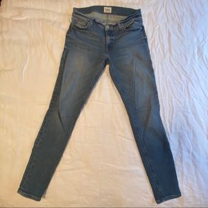Hudson Medium Blue Denim Ankle Jeans Size 28